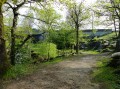 Le pied du barrage