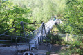 Le pont qui permet de franchir les gorges de Corrieshalloch