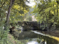 Le pont sur la Juine avant le Moulin de Vaux