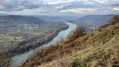 Le Rhône vu de Pierre Aiguille Le Rhône vu de Pierre Aiguille