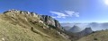 Le Rocher de Chalves, son arête, l'Ouillon devant le Néron et la Montagne du Sac