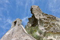 Le rocher tourmenté du mont Epomeo.