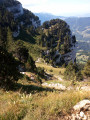 Le sentier de descente Le sentier de descente