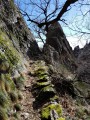 Sentier des 1000 marches - Saut et Lac de Vezoles