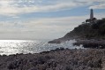Le sentier en approche du phare Le sentier en approche du phare