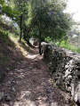 Le sentier qui descend à Lumio