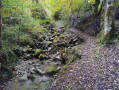 Le sentier qui longe le torrent