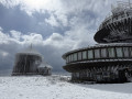 La Śnieżka et les sommets des Krkonoše depuis Karpacz