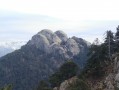 Le sommet du Mont Tretorre vu depuis le Monte Cervello