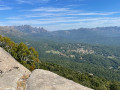 Le sommet et sa vue sur Bavella