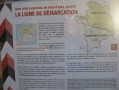 Le Subdray . Panneau d'informations  sur la ligne de démarcation en vigueur de 1940 à 1943.