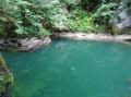 Le trou de l'Abîme et ses eaux turquoises