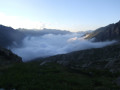 Le Val Pellice pris dans les nuages