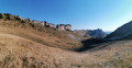 Le vallon - Col de la petite vache dans notre dos