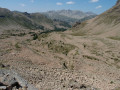 Le Vallon de Giorgias vu du col de la Roche Trouée
