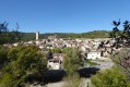 Le village de Saint Martin de Bromes et sa tour Le village de Saint Martin de Bromes et sa tour
