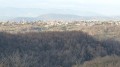 Le Village de Vernosc avec au loin le massif du Pilat