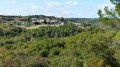 Le village vu du haut des falaises