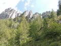 Aiguilles de Chabrières depuis la station de Réallon Aiguilles de Chabrières depuis la station de Réallon