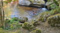 The waterfalls on the River Andrable at La Garine (Apinac)