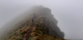 Les cretes dans le brouillard