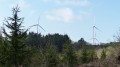 Les éoliennes indiquent la fin de la balade