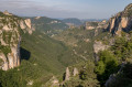 Les gorges de la jonte vues des ruines Les gorges de la jonte vues des ruines