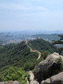 Séoul city wall : De Changuimun gate à Sungnyemun gate