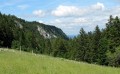 Les Rochers du Cerf depuis Les Gras