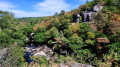Les Roches du Diable de l'Ellé vues de Kerscollier