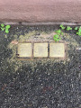 Les Stolpersteine rue de la Cote à Saverne