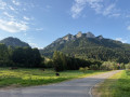 Les Trzy Korony depuis la route du d&eacute;part