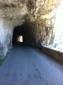Les tunnels à l'entrée des gorges