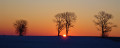 Lever de soleil en hiver