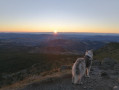 Lever de soleil sur le mont Mézenc