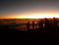 Lever du soleil depuis le Piton des Neiges