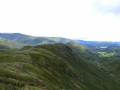 Looking back along the ridge