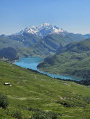 La crête du lac de Roselend via la Roche Parstire
