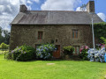 Maison et hortensias à la Madrelle
