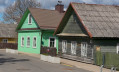 Maisons de bois kara&iuml;m de la rue Karaimų