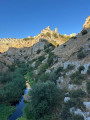 Traversée d'un Sasso de Matera, le belvédère, la vallée de la Gravina