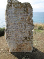 Mémorial sur la pointe de Peno