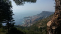 Monaco vue du sentier