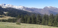 Mont Fourcat à droite et massif de Tabe