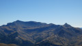 Mont Riounet vom Dorf Roya aus gesehen Mont Riounet depuis le village de Roya
