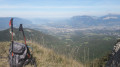 Mont Pellat ; vue sur l'agglomération chambérienne