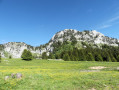Pointe de Puvat et Pointe de Québlette à partir du Plateau des Glières