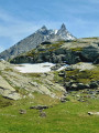 Montagne dominant le lac Perrin