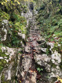 Montée de la Via Ferrata pour la grotte du bec de Judry