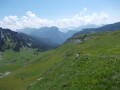 montée en direction du col de l'Alpe